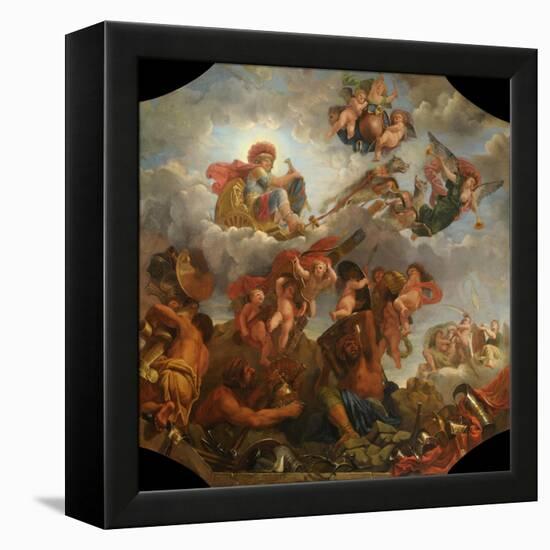 Mars on His Chariot Pulled by Wolves, 1673-Claude Audran the Younger-Framed Premier Image Canvas