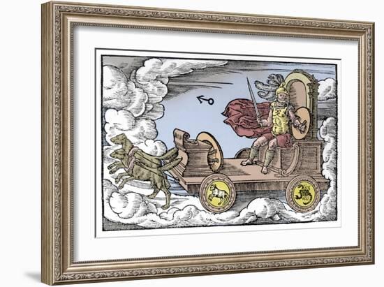 Mars, Roman god of war, 1569-Anon-Framed Giclee Print