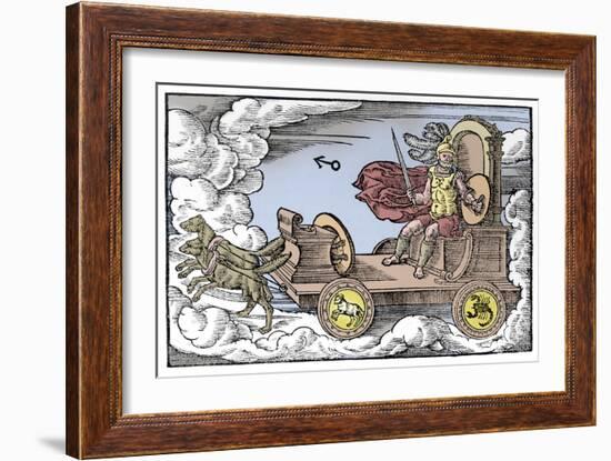 Mars, Roman god of war, 1569-Anon-Framed Giclee Print