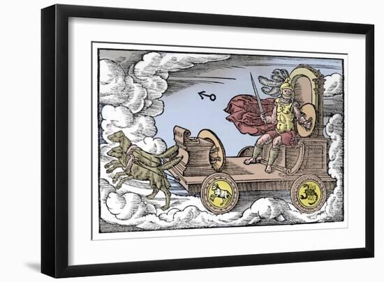 Mars, Roman god of war, 1569-Anon-Framed Giclee Print