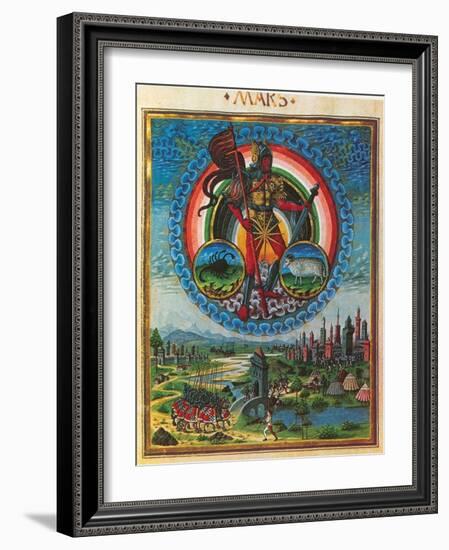 Mars, Roman God of War-Science Source-Framed Giclee Print