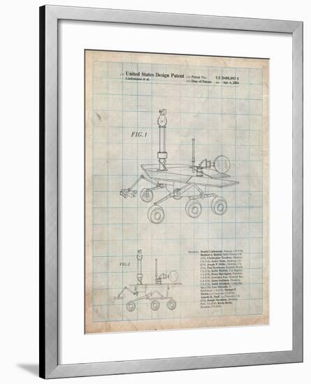 Mars Rover Patent-Cole Borders-Framed Art Print