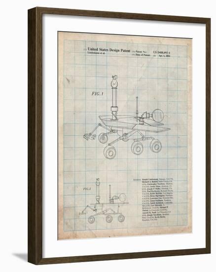 Mars Rover Patent-Cole Borders-Framed Art Print