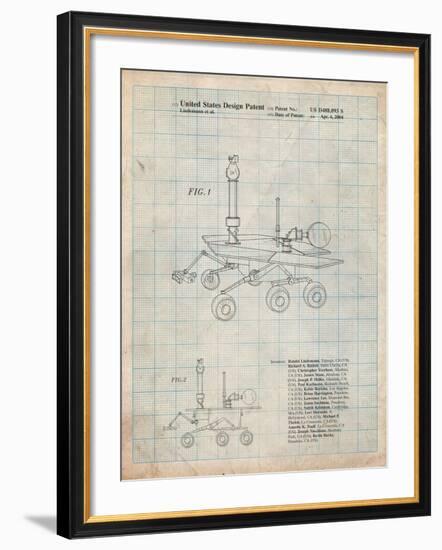 Mars Rover Patent-Cole Borders-Framed Art Print