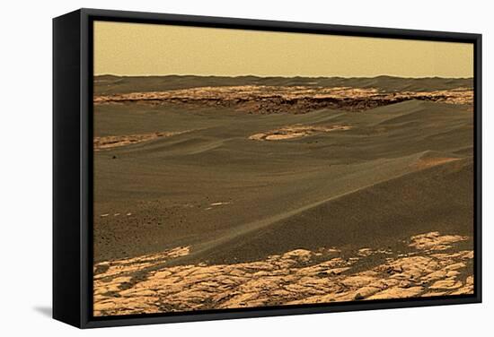 Mars Surface, Opportunity Rover Image-Jpl-caltech-Framed Premier Image Canvas
