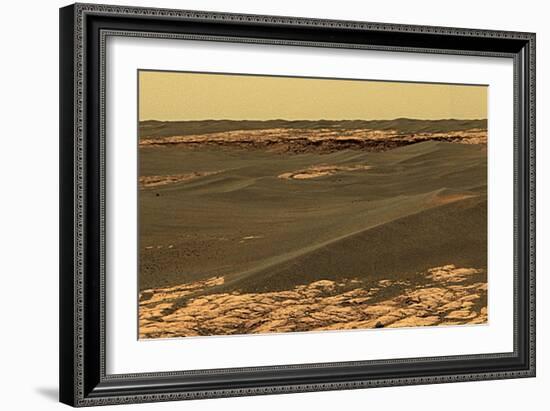 Mars Surface, Opportunity Rover Image-Jpl-caltech-Framed Photographic Print