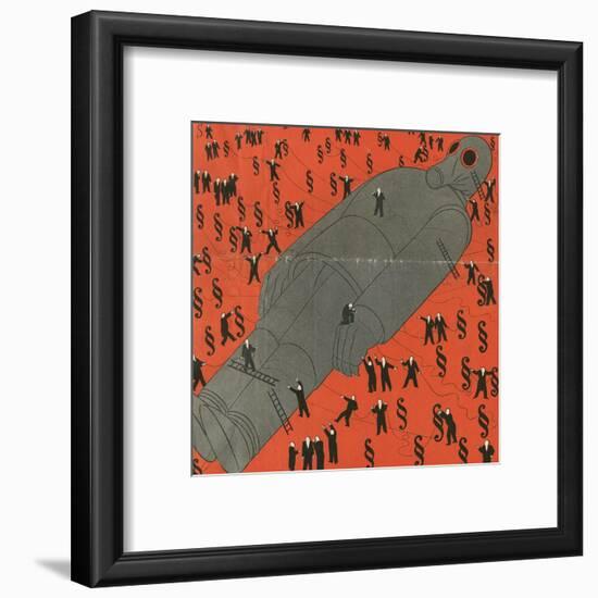 Mars Tied Down-Erich Schilling-Framed Art Print