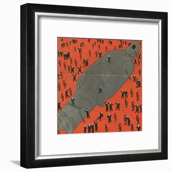 Mars Tied Down-Erich Schilling-Framed Art Print