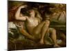 Mars, Venus, and Amor-Titian (Tiziano Vecelli)-Mounted Giclee Print