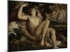 Mars, Venus and Cupid, Ca 1530-Titian (Tiziano Vecelli)-Mounted Giclee Print