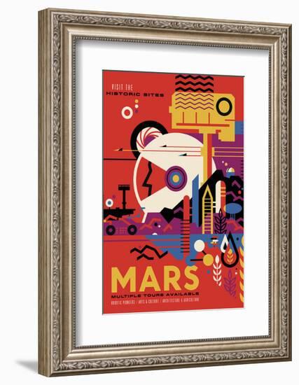 Mars-Vintage Reproduction-Framed Art Print