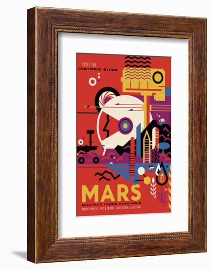 Mars-Vintage Reproduction-Framed Art Print