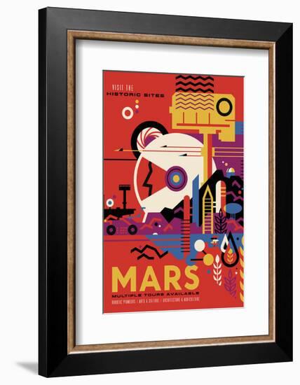 Mars-Vintage Reproduction-Framed Art Print