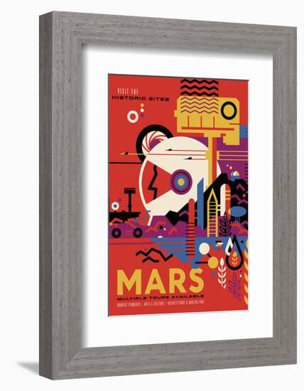 Mars-Vintage Reproduction-Framed Art Print