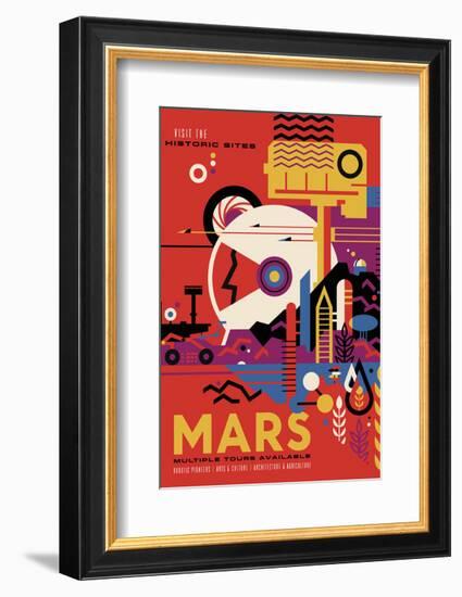 Mars-Vintage Reproduction-Framed Art Print