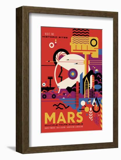 Mars-Vintage Reproduction-Framed Art Print