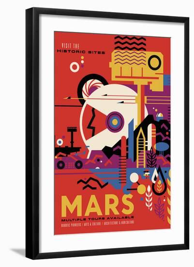 Mars-Vintage Reproduction-Framed Art Print