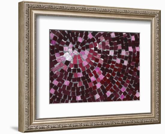 Marsala Radial-Stacey Wolf-Framed Art Print