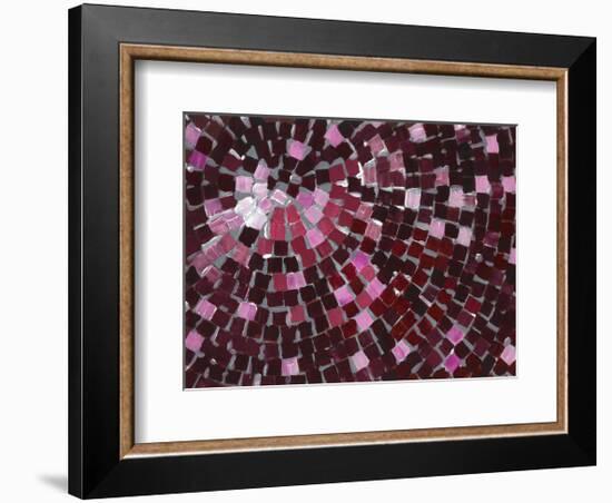 Marsala Radial-Stacey Wolf-Framed Art Print