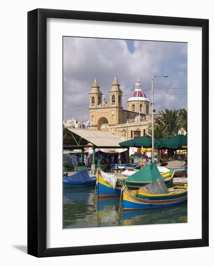 Marsaxlokk, Malta, Mediterranean, Europe-Hans Peter Merten-Framed Photographic Print