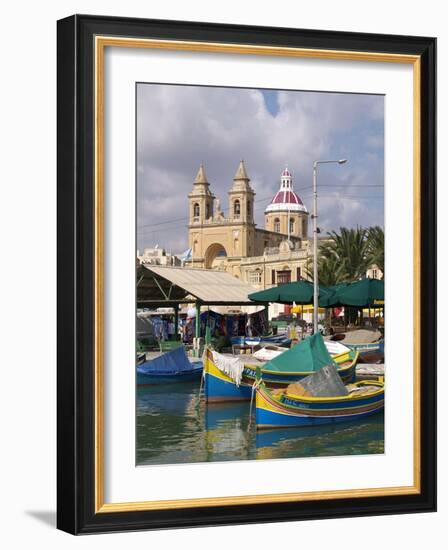 Marsaxlokk, Malta, Mediterranean, Europe-Hans Peter Merten-Framed Photographic Print