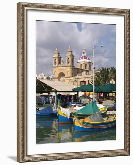 Marsaxlokk, Malta, Mediterranean, Europe-Hans Peter Merten-Framed Photographic Print