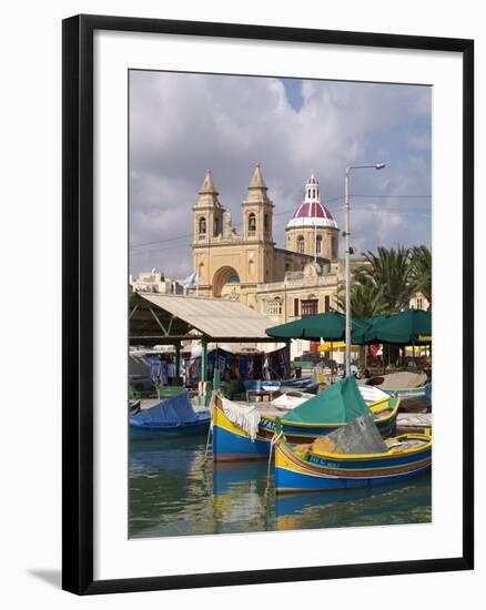 Marsaxlokk, Malta, Mediterranean, Europe-Hans Peter Merten-Framed Photographic Print