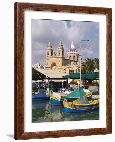 Marsaxlokk, Malta, Mediterranean, Europe-Hans Peter Merten-Framed Photographic Print