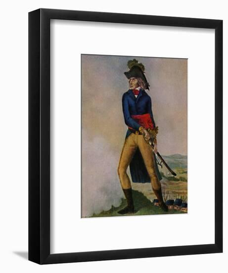 'Marschall Bernadotte 1763-1844. Stich nach der Zeichmung von Hilaire Le Dru', 1934-Unknown-Framed Giclee Print