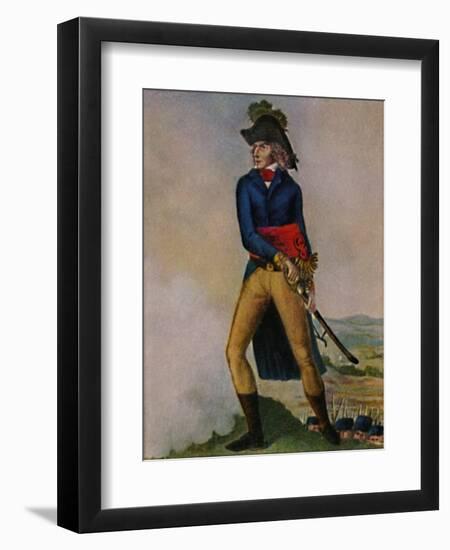 'Marschall Bernadotte 1763-1844. Stich nach der Zeichmung von Hilaire Le Dru', 1934-Unknown-Framed Giclee Print