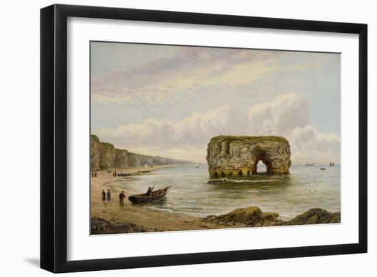 Marsden Rock, C.1880-1900-Bernard Benedict Hemy-Framed Giclee Print