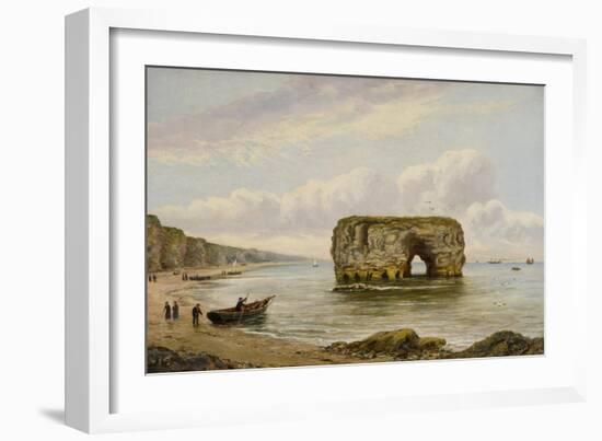 Marsden Rock, C.1880-1900-Bernard Benedict Hemy-Framed Giclee Print