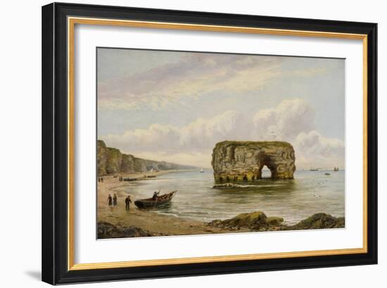 Marsden Rock, C.1880-1900-Bernard Benedict Hemy-Framed Giclee Print