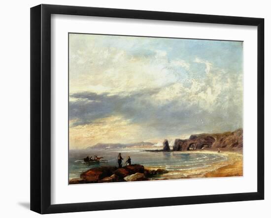 Marsden Rocks, Sunderland, 1847-John Wilson Carmichael-Framed Giclee Print