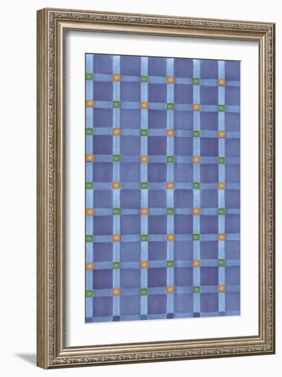 Marseille Blues-Maria Trad-Framed Premium Giclee Print