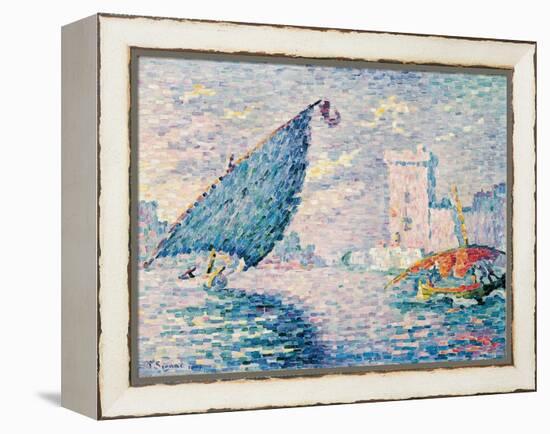 Marseille, Fishing Boats, 1907-Paul Signac-Framed Premier Image Canvas