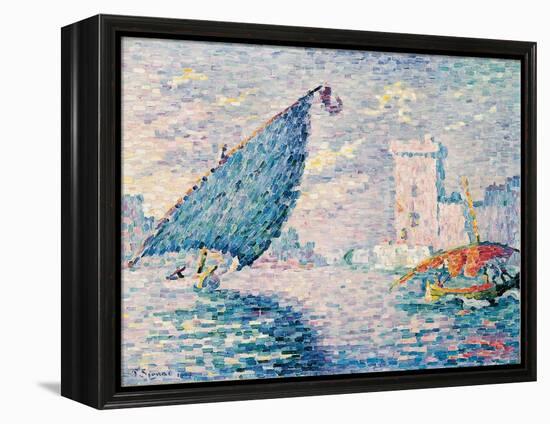 Marseille, Fishing Boats, 1907-Paul Signac-Framed Premier Image Canvas