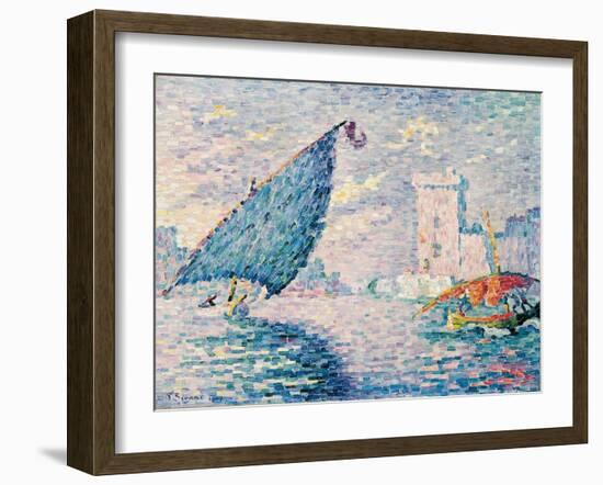 Marseille, Fishing Boats, 1907-Paul Signac-Framed Giclee Print