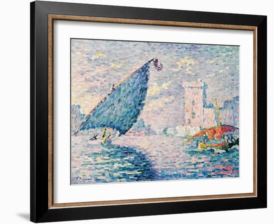 Marseille, Fishing Boats, 1907-Paul Signac-Framed Giclee Print