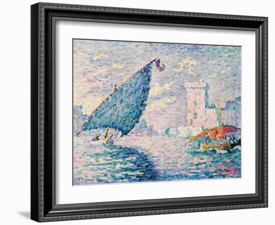 Marseille, Fishing Boats, 1907-Paul Signac-Framed Giclee Print