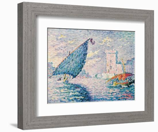 Marseille, Fishing Boats, 1907-Paul Signac-Framed Giclee Print