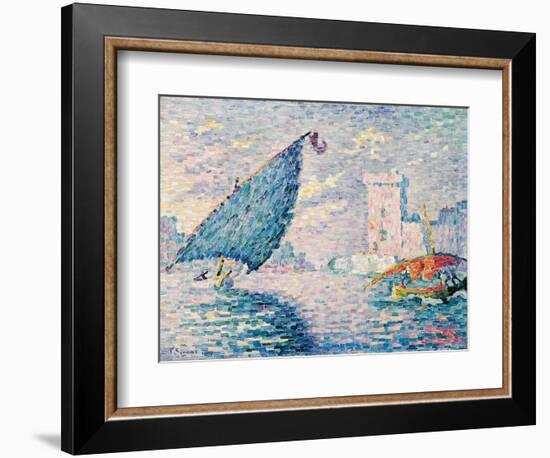 Marseille, Fishing Boats, 1907-Paul Signac-Framed Giclee Print