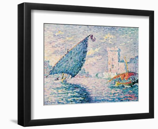 Marseille, Fishing Boats, 1907-Paul Signac-Framed Giclee Print