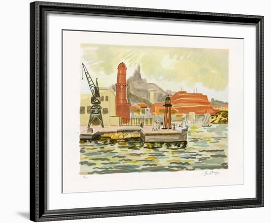 Marseille : Fort Saint Nicolas-Yves Brayer-Framed Limited Edition