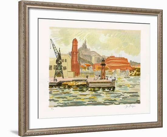 Marseille : Fort Saint Nicolas-Yves Brayer-Framed Limited Edition