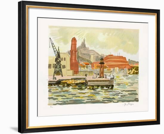 Marseille : Fort Saint Nicolas-Yves Brayer-Framed Limited Edition