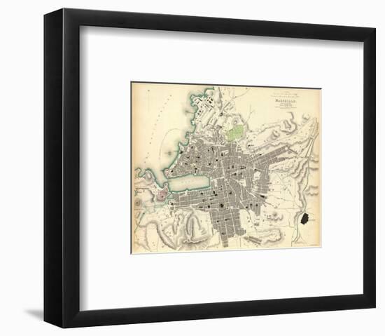 Marseille, France, c.1840-null-Framed Art Print