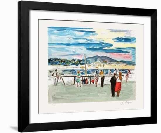 Marseille : La Corniche-Yves Brayer-Framed Limited Edition