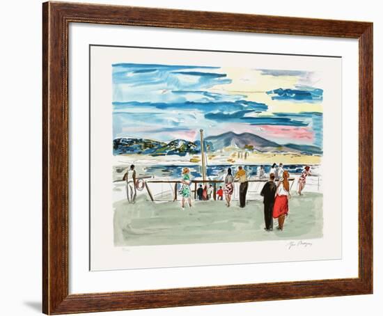 Marseille : La Corniche-Yves Brayer-Framed Limited Edition