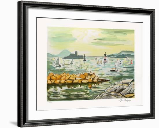 Marseille : Le Château d'If-Yves Brayer-Framed Limited Edition